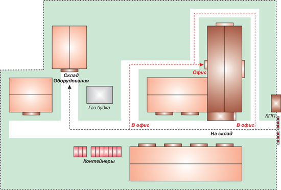 Схема территории