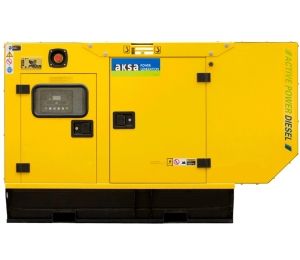 Дизельный генератор Aksa APD550P в кожухе  фото