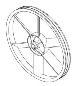 7201030000 Маховик Fiac AB 410 фото