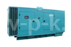 Дизельный генератор CUMMINS C330D5 в кожухе  фото