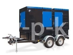 Дизельный генератор ТСС АД-40С-Т400-1РКМ11 в шумозащитном кожухе на прицепе  фото