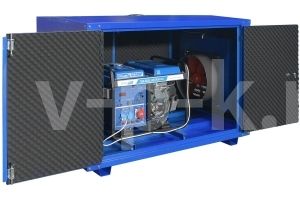 Дизельный генератор ТСС SDG 10000ES ATS в шумозащитном кожухе  фото