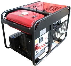 Бензиновый генератор Амперос LT25000E-3 стартер с АВР  фото