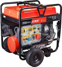 Бензиновый генератор Скат УГБ-16000ЕТ трехфазная