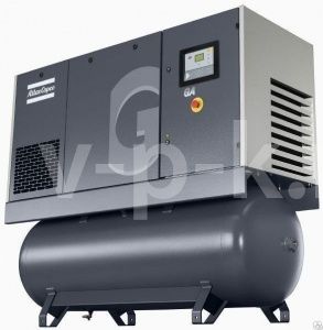 Винтовой компрессор Atlas Copco GA 18 13 с ресивером