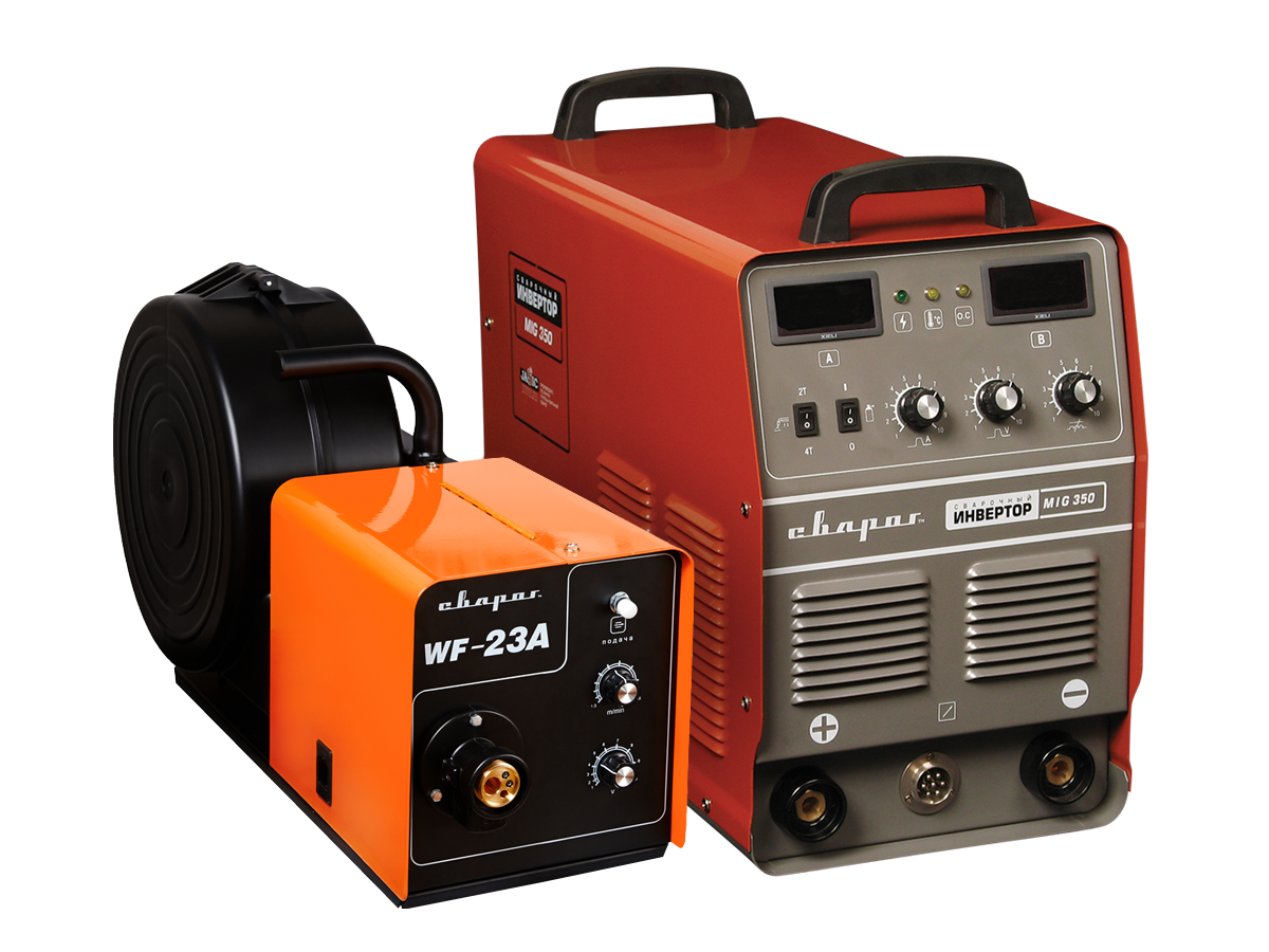 Сварочный полуавтомат инвертор MMA  MIG 350 (J1601) + WF23A