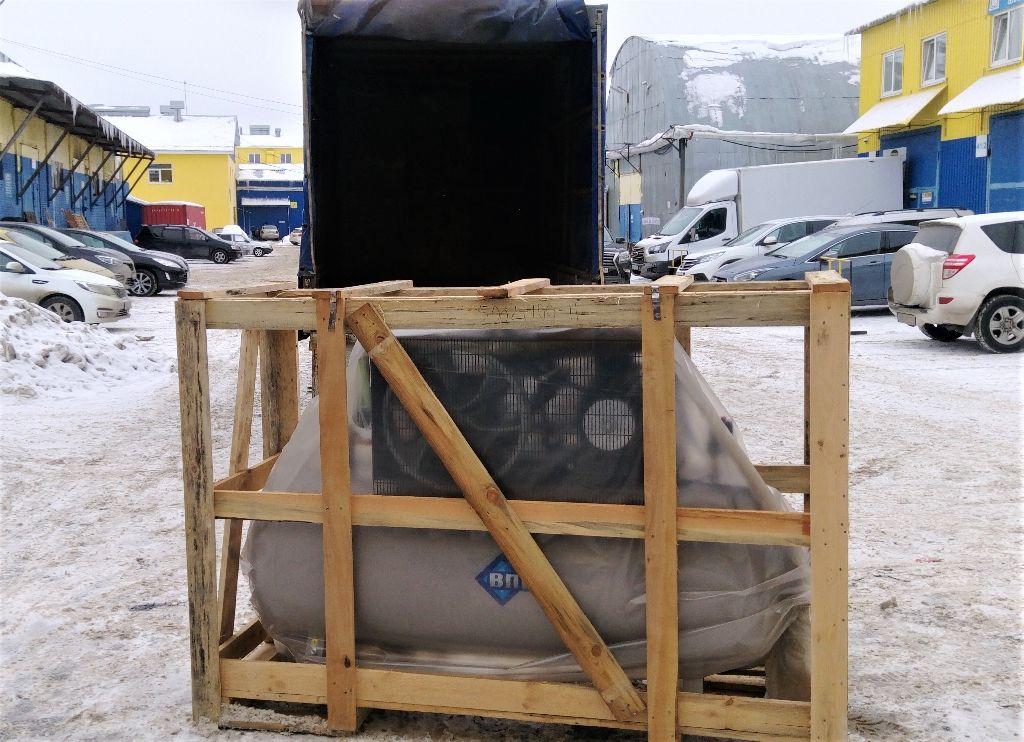 Отгрузка дилеру поршневого компрессора REMEZA СБ4/Ф-500.LT100 Отгрузка дилеру поршневого компрессора REMEZA СБ4/Ф-500.LT100