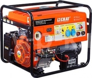 Бензиновый генератор Скат УГСБ-5000/230Е