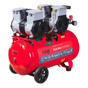 Поршневой компрессор Fubag OLS 500/50 CM2х2 + Набор пневмоинструмента Basic S1000 (3 предмета) в ПОДАРОК 646074_120111 фото