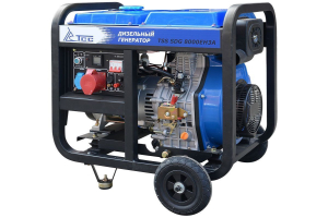 Дизельный генератор ТСС SDG 8000EH3A в кожухе МК-2.1 034170 4-х тактный фото