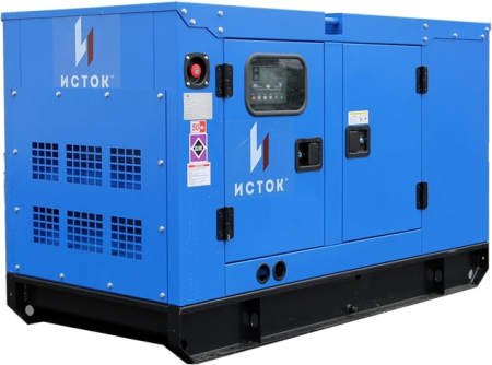 Дизельный генератор  АД16С-Т400-РПМ15 в кожухе с АВР