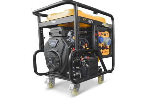 Бензиновый генератор RATO R19000D электростартер + колесный комплект  4-х тактный фото