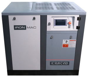 Винтовой компрессор IRONMAC IC 50/8 C VSD (IP23) электрический фото