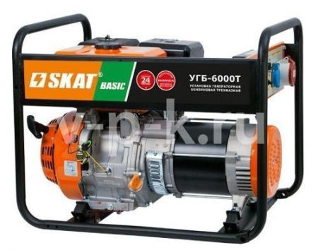 Бензиновый генератор Скат УГБ-6000Т Basic